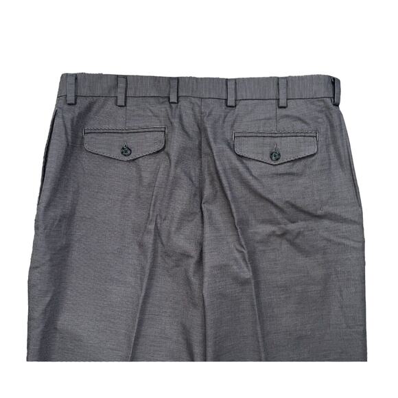 LL Bean Men's Classic Fit Pants Size 37 Inseam 33" Gray Flat Front Straight Leg - Picture 8 of 12